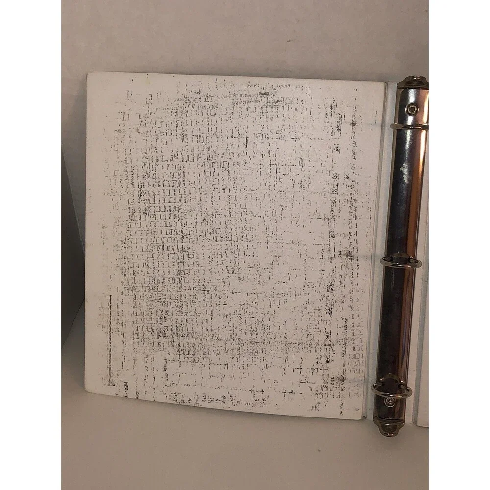 Vintage 70s Mead TIC TAC TOE Game 3-Ring Binder 1978 Metal Hinges 29450